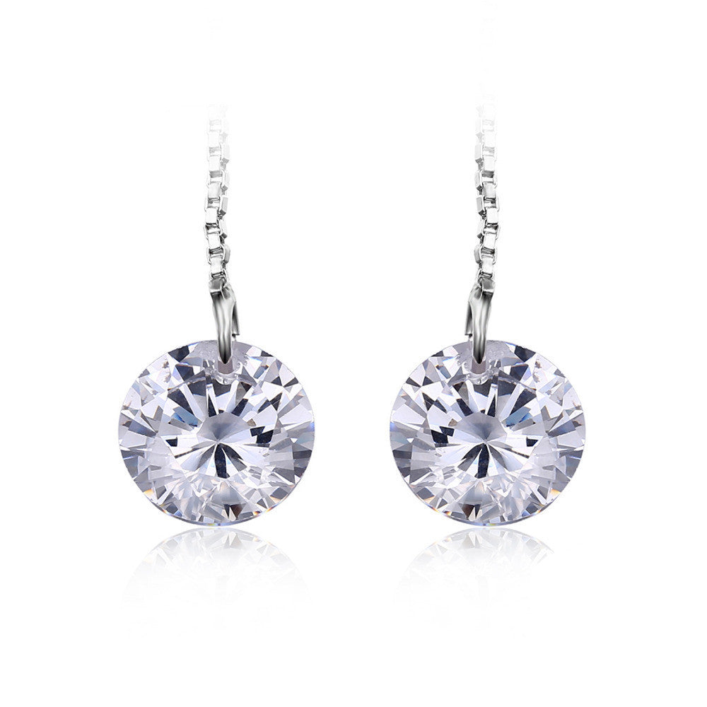 Earrings Genuine 925 Sterling Silver For Women